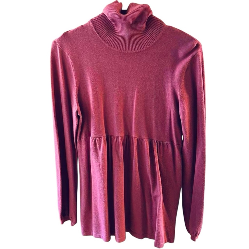 Style & Co Pink Turtleneck Sweater